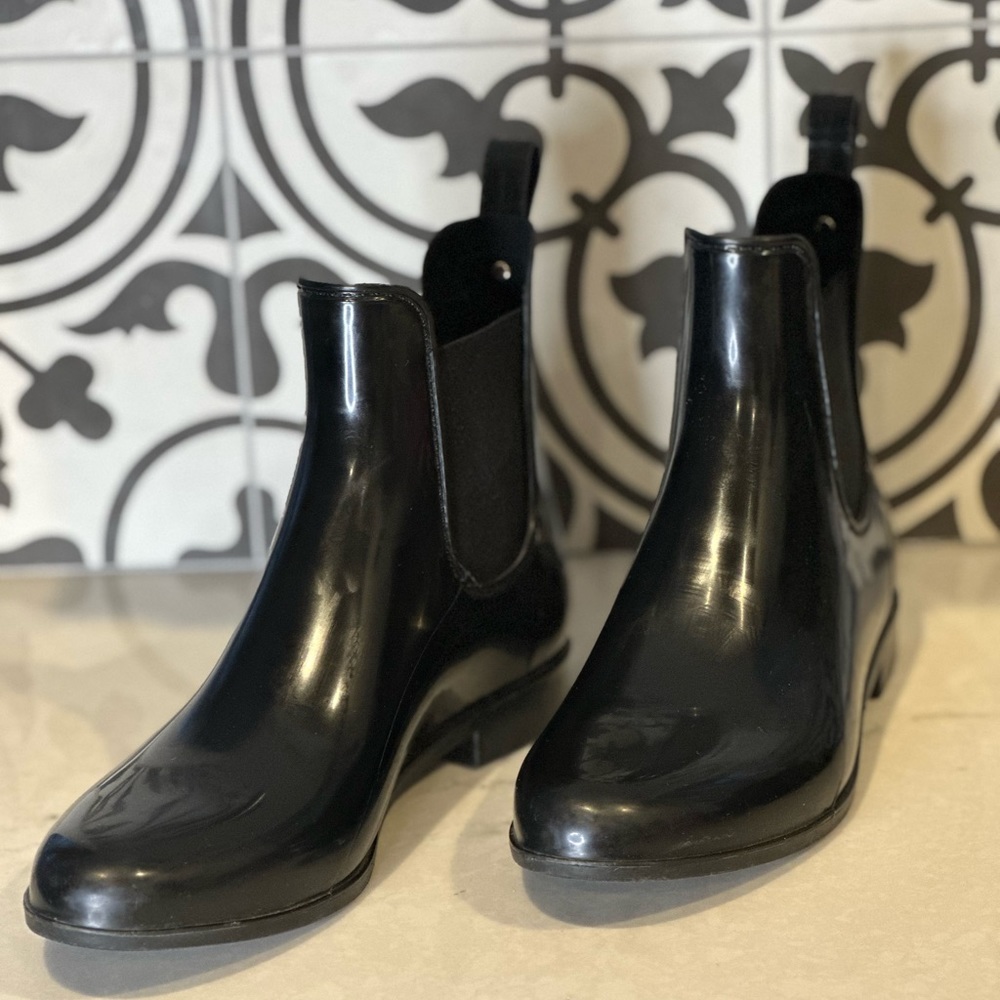Sam Edelman Tinsley Black Rain Boot